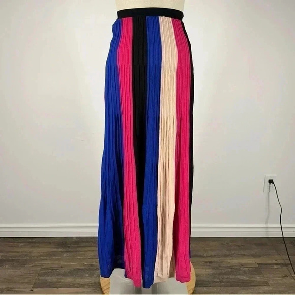 Fashion Nova Innocence Stripe Maxi Skirt S - Picture 3 of 13